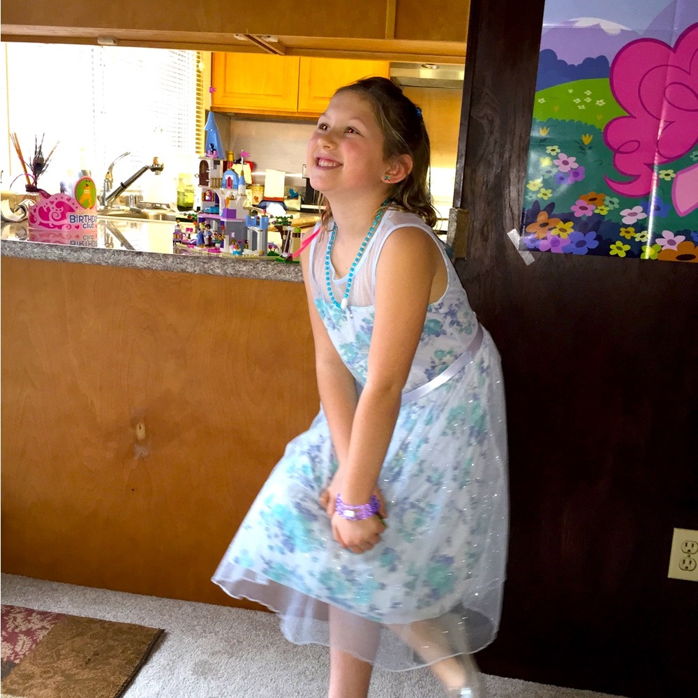 Sweet butterfly jewel belt Disney dress